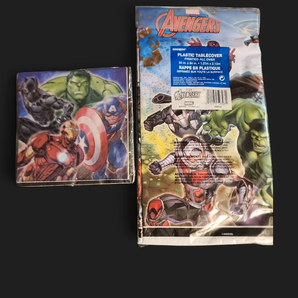 Avengers Ultimate Party Set! Party For 8! All Brand New
